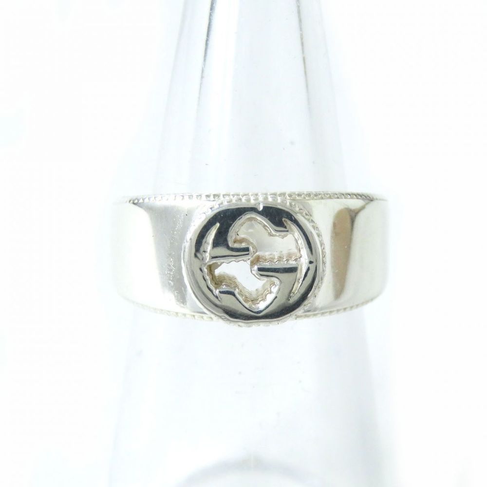 Gucci Gucci AG925 Silver Ring Interlocking G Metal Ring 479228 - Picture 2 of 10